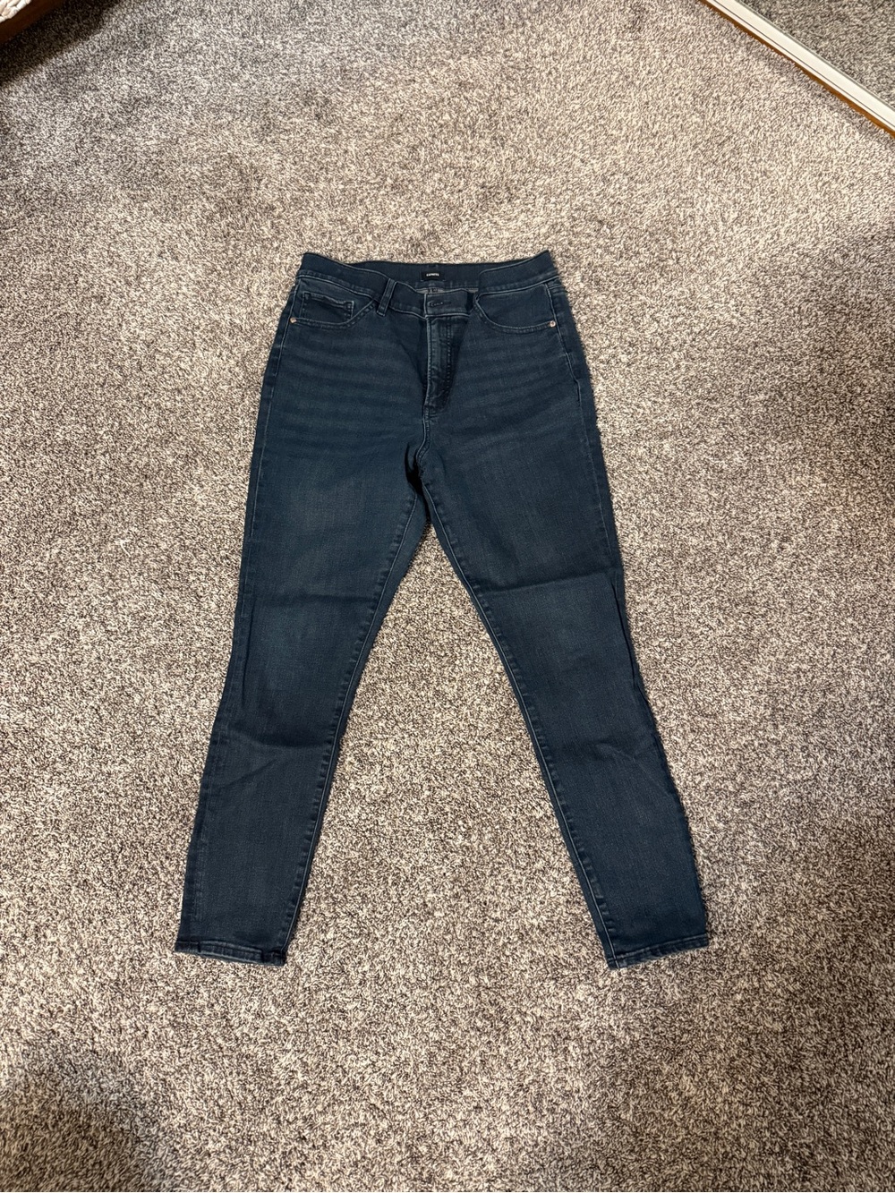 Express Dark Wash Skinny Jeans